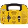 DEWALT Hole Saw Kit, Standard Electrician’s Set, Bi-Metal (D180002), Yellow