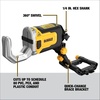 DEWALT IMPACT CONNECT PVC/PEX Cutter with Brace Bracket (DWAPVCIR)(PVC/PEX Cutter)