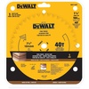 DEWALT Miter Saw Blade, Precision Trim, 7-1/4-Inch, 40-Tooth (DW7114PT)(40-Tooth)