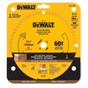 DEWALT Miter Saw Blade, Precision Trim, 7-1/4-Inch, 40-Tooth (DW7114PT)(60-Tooth)