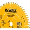 DEWALT Miter Saw Blade, Precision Trim, 7-1/4-Inch, 40-Tooth (DW7114PT)(60-Tooth)