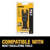 DEWALT Oscillating Tool Blade for Wood with Nails, Wide, Titanium Nitride Coated (DWA4204), Black(One Size (Pack of 5))