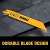 DEWALT Reciprocating Saw Blades, Bi-Metal, Tough Case Set, 15-Piece (DW4890)