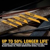 DEWALT Reciprocating Saw Blades, Straight Back, 12-Inch, 14 TPI, 5-Pack (DW4838)(12-piece Set)