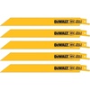 DEWALT Reciprocating Saw Blades, Straight Back, Bi-Metal, 8-Inch, 18 TPI, 5-Pack (DW4821)(5-pack)