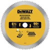 DEWALT Circular Saw Blade, 5 3/8 Inch, 80 Tooth, Vinyl Cutting (DW9053)(6-1/2″ / 90 Teeth)