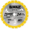 DEWALT Circular Saw Blade, 7 1/4 Inch, 24 Tooth, Wood Cutting (DWA171424B10), 10 Count (Pack of 1)(Old Model)