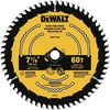 DEWALT Circular Saw Blade, 7 1/4 Inch, 60 Tooth, Wood Cutting (DWA171460B10)(10 Count (Pack of 1))