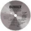 DEWALT Circular Saw Blade, 7 1/4 Inch, 68 Tooth, Metal Cutting (DW3329)(1)