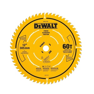 DEWALT 12 in. 60T Finish Saw Blade (DWA11260)(One Size)