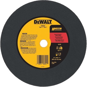 DEWALT 14″ Chop Saw Blade, Metal Cut-Off Wheel (DW8001)(One Size (Pack of 10))