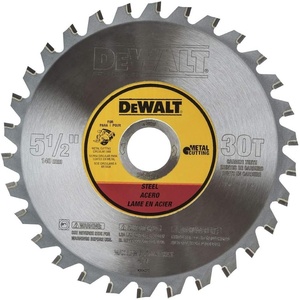 DEWALT Circular Saw Blade, 5 1/2 Inch, 30 Tooth, Metal Cutting (DWA7770)