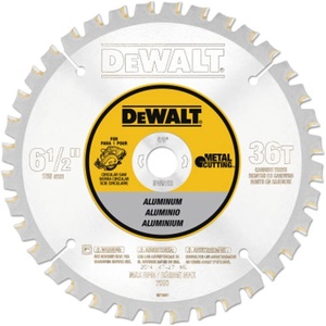 DEWALT Circular Saw Blade, 6 1/2 Inch, 36 Tooth, Aluminum Cutting (DW9152)