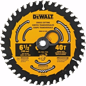DEWALT Circular Saw Blade, 6 1/2 Inch, 40 Tooth, Framing (DWA161240)(One Size)