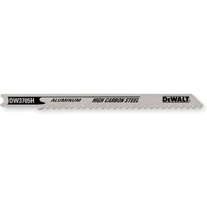DEWALT DW3710-5 4-Inch 10 TPI Fine Finish Wood Cut Cobalt Alloy Steel U-Shank Jig Saw Blade (5-Pack)