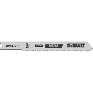 DEWALT DW3726-5 3-Inch 24 TPI Thin Metal Cut Cobalt Alloy Steel U-Shank Jig Saw Blade (5-Pack)(One Size)
