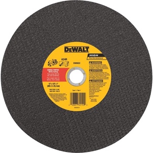 DEWALT DW8023 12-Inch x 1/8-Inch x 20mm A24N Abrasive Metal Cutting Wheel(One Size)