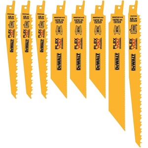 DEWALT DWAFV48SET FLEXVOLT Reciprocating Saw Blade Set, 8 Piece