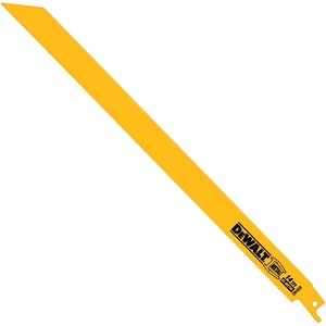 DEWALT Reciprocating Saw Blades, Straight Back, 12-Inch, 14 TPI, 5-Pack (DW4838)(12″ 14 TPI  5-pack)