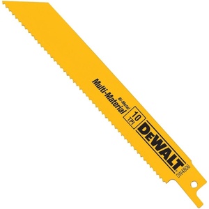 DEWALT Reciprocating Saw Blades, Straight Back, 12-Inch, 14 TPI, 5-Pack (DW4838)(6-Inch  10 TPI  5-Pack)