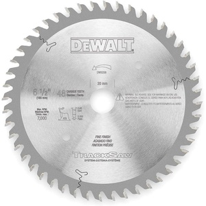 DEWALT Tracksaw Blade, Ultra Fine Finishing, 48-Tooth, 6-1/2-Inch (DW5258)