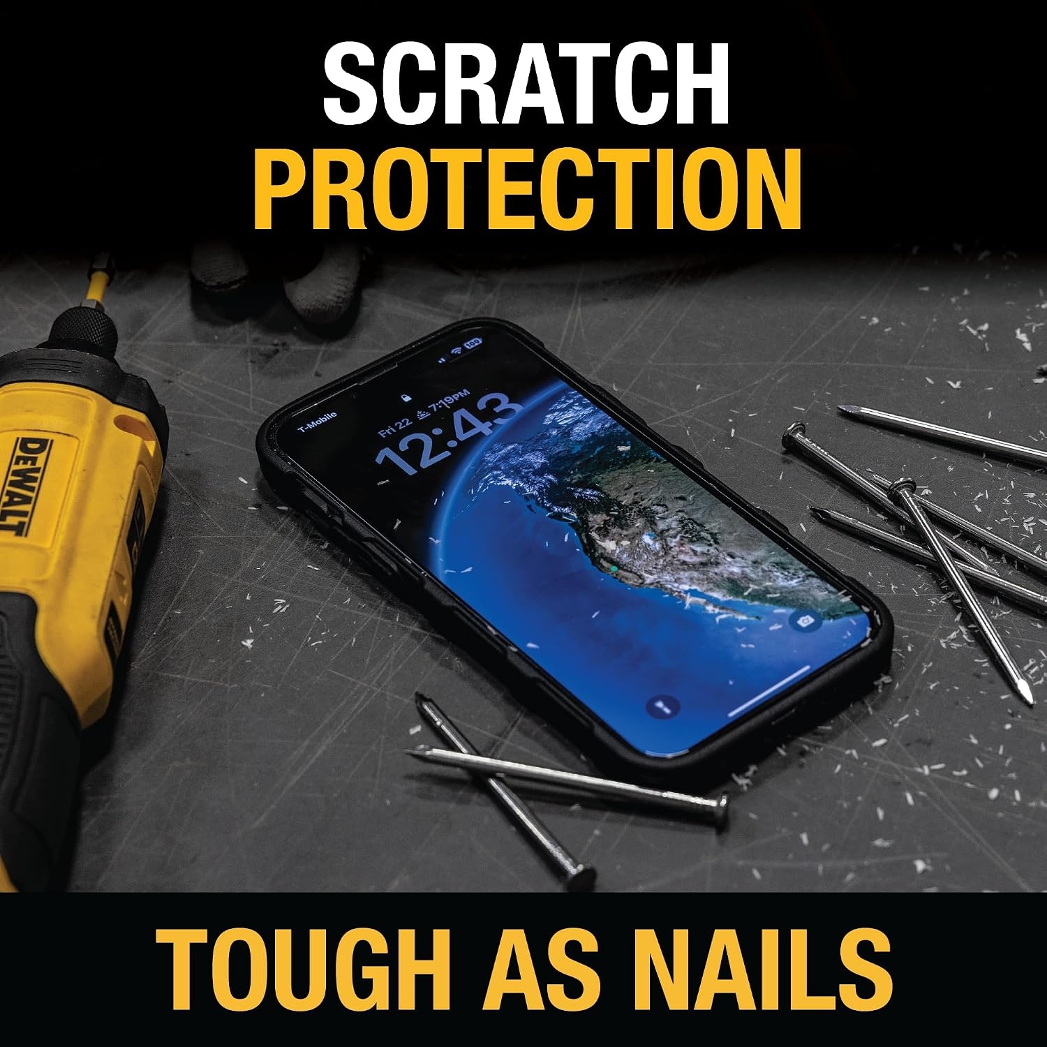 image:imageDEWALT Glass Screen Protector for iPhone 13 Pro Max14 Plus Apple Compatible Tempered Glass Screen Protector Easy Install Screen Protection for iPhone 13 Pro Max14 Plus Applicator Included iPhone 16