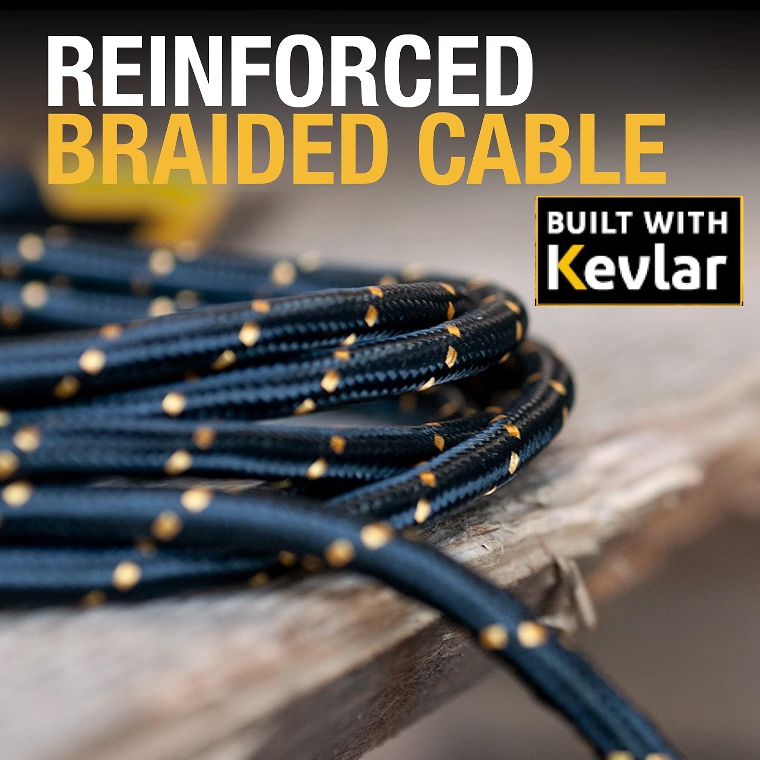 image:imageDEWALT Heavy Duty USB C Cable Jobsite 60 Watt USB C Cable High Speed TypeC to TypeC Fast Charge PD USBC Fast Charging Cord for iPhone 1615 Plus Pro Max MacBook iPad Samsung Galaxy 6 ftYellowBlack