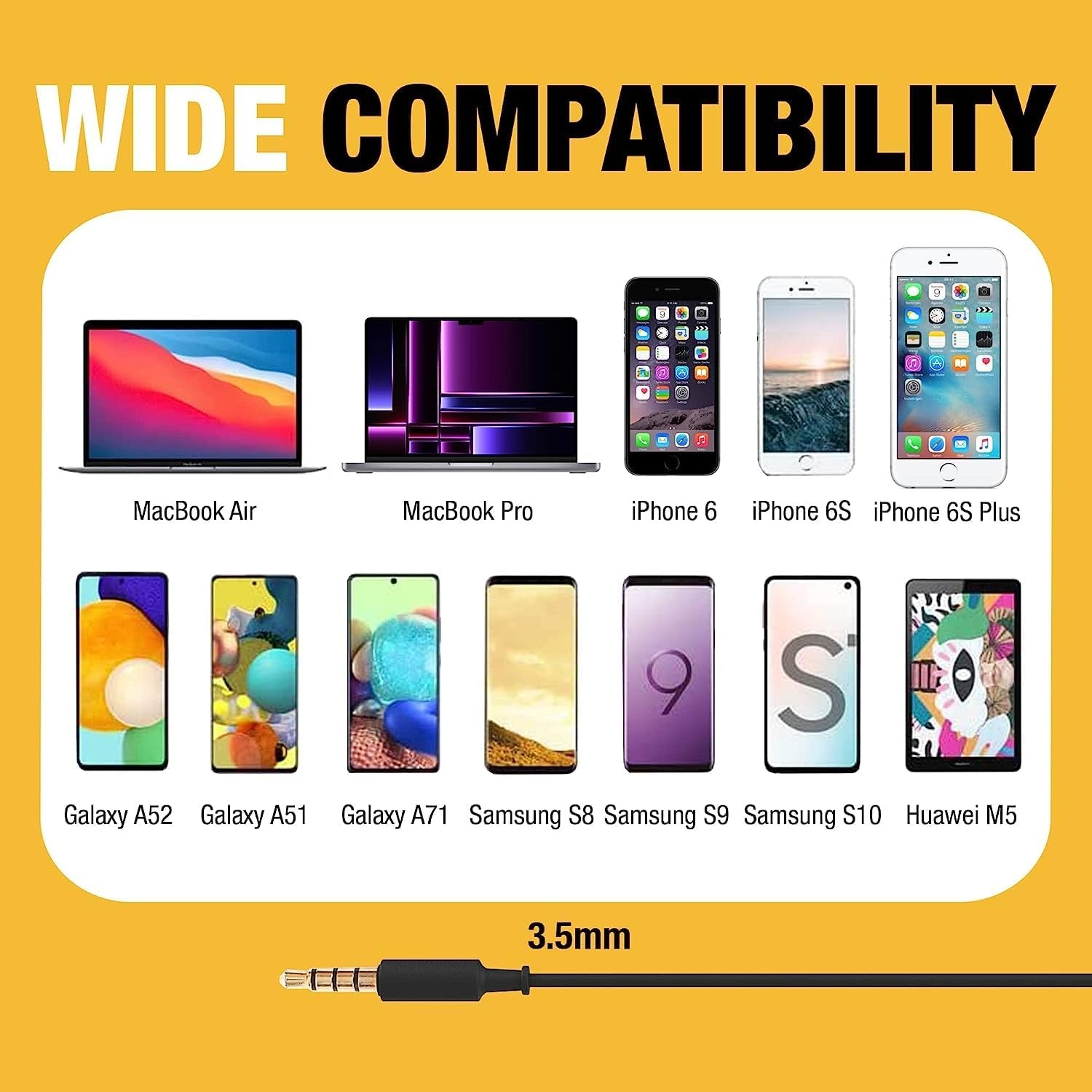 image:imageDEWALT Heavy Duty Wired Earphones with Microphone Jobsite Earbuds Wired 35mm WaterResistant 35mm Earbuds with Mic Connected Headphones for Outdoor Work355mm Headphones
