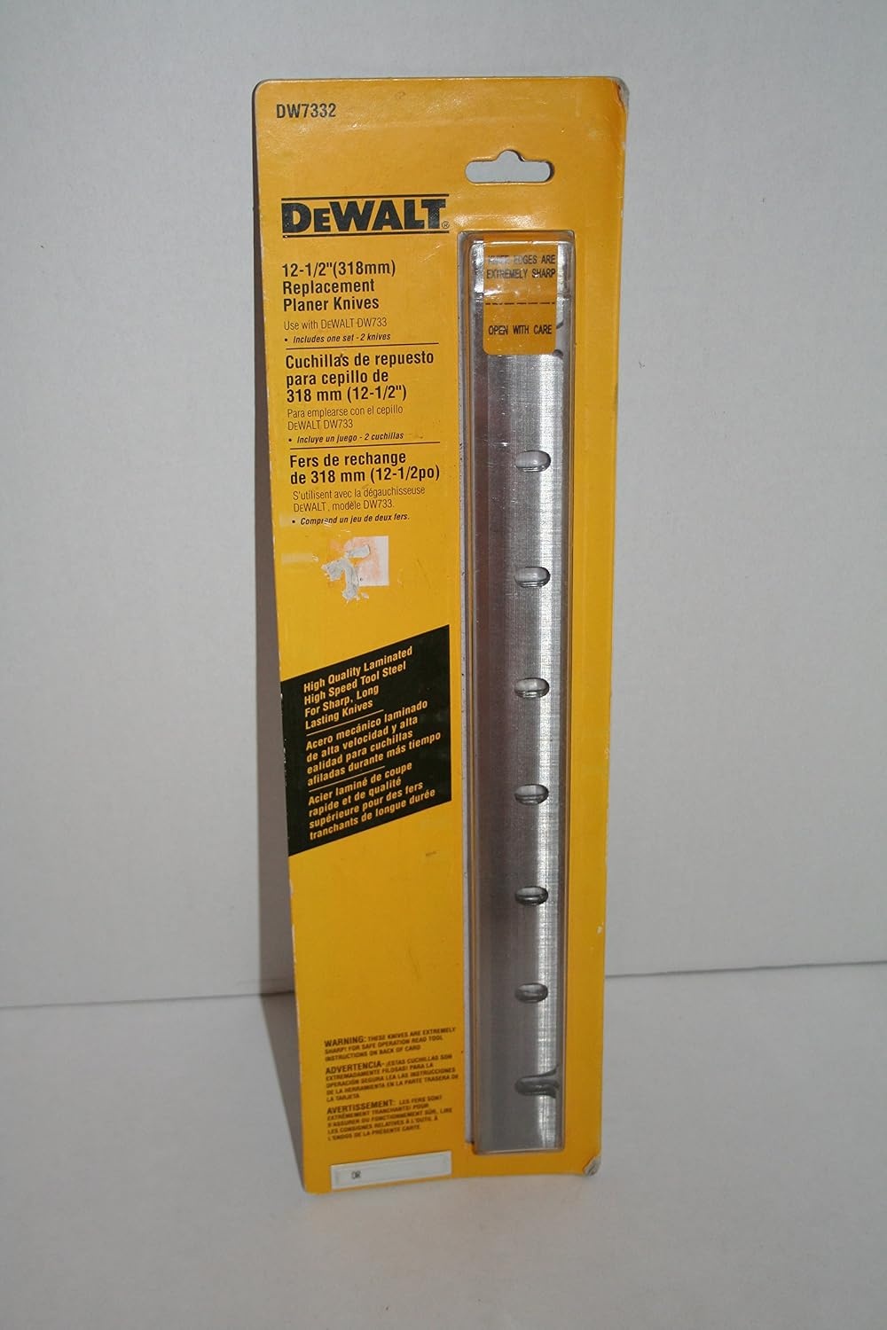 image:imageDEWALT Planer Blades HighSpeed Steel DW7332
