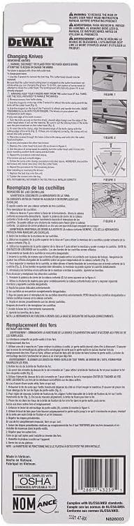 image:imageDEWALT Planer Blades for DW734 DW7342