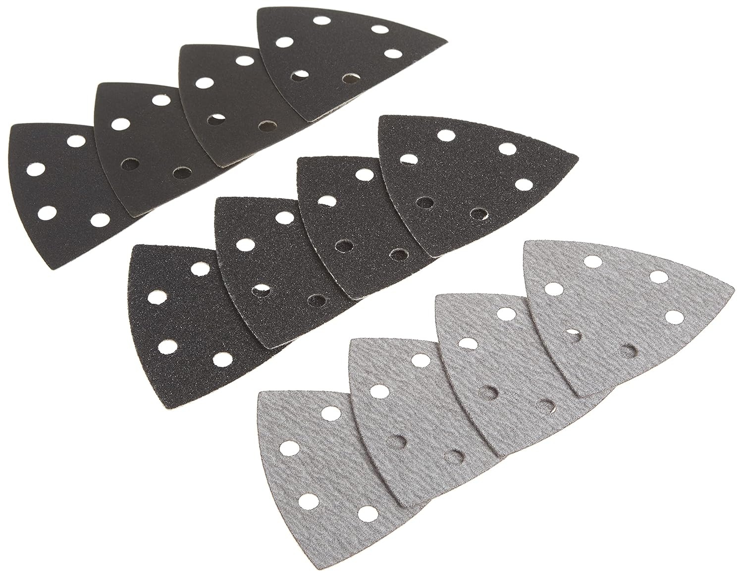 image:imageDEWALT Sandpaper Assortment Hook and Loop Triangle 12Pack DWASPTRI120Pack