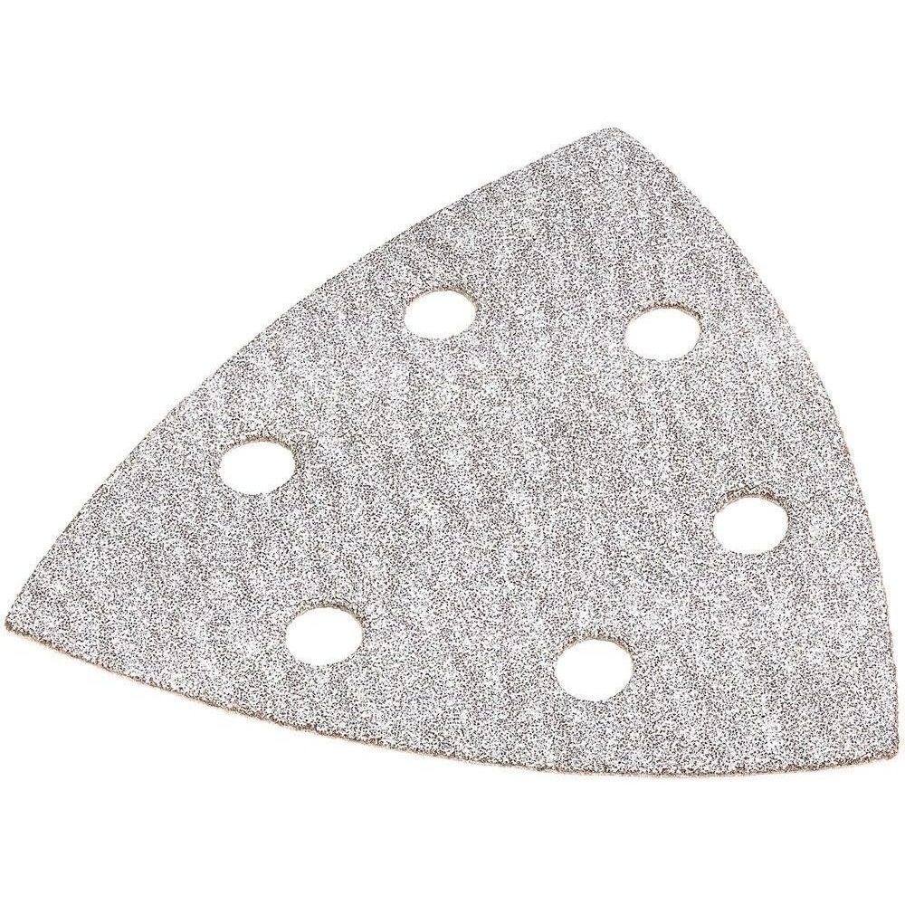 image:imageDEWALT DWASPTRI12 Hook and Loop Triangle 120 Grit Sandpaper 12Pack Black80G 12Pack