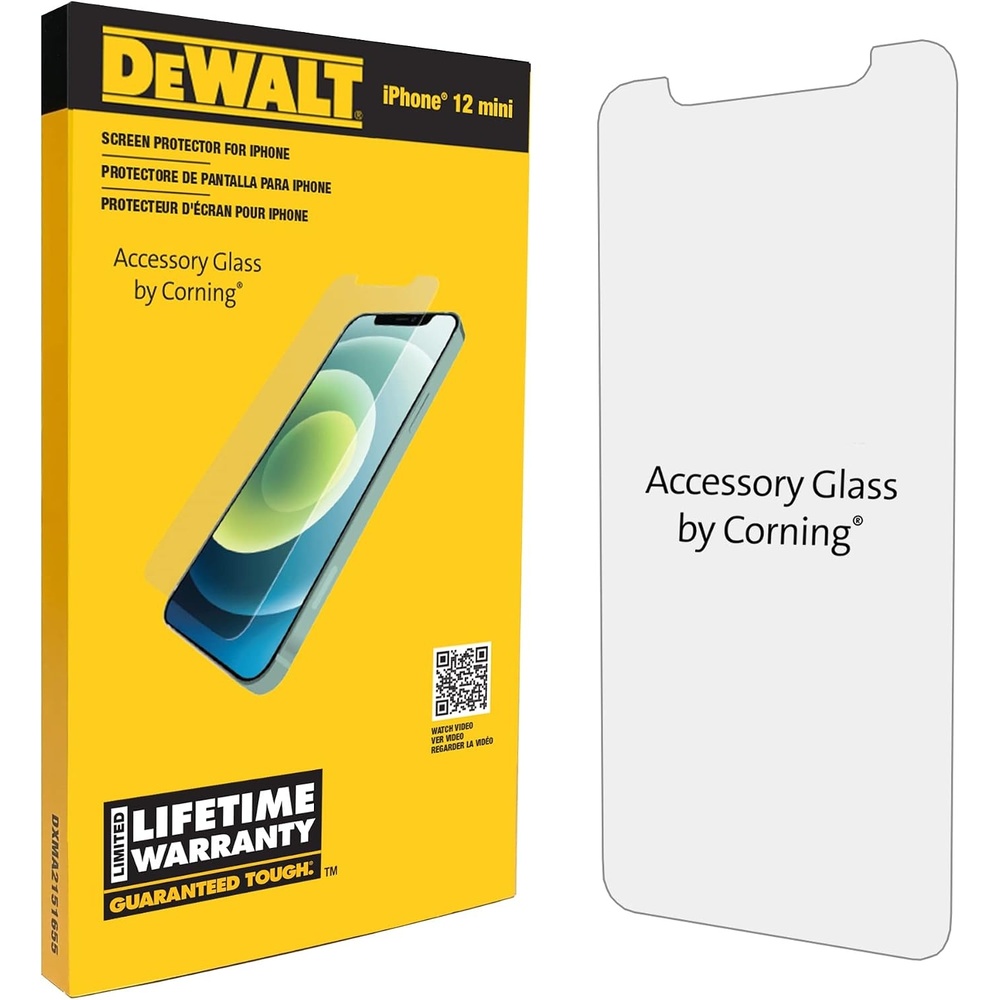 image:imageDEWALT Glass Screen Protector for iPhone 12iPhone 12 Pro Apple Compatible Tempered Glass Screen Protector Screen Protection for iPhone 1212 ProiPhone mini
