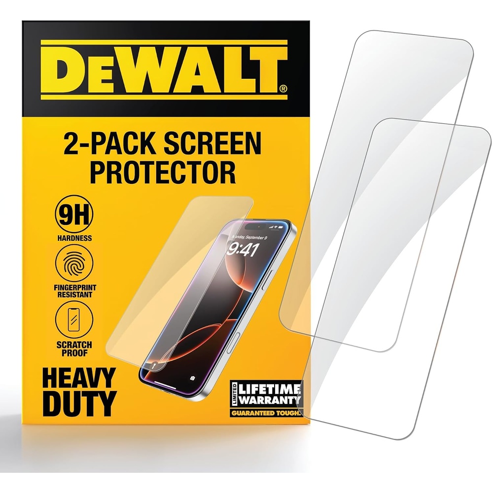 image:imageDEWALT Glass Screen Protector for iPhone 13 Pro Max14 Plus Apple Compatible Tempered Glass Screen Protector Easy Install Screen Protection for iPhone 13 Pro Max14 Plus Applicator Included iPhone 13 Pro Max14 Plus