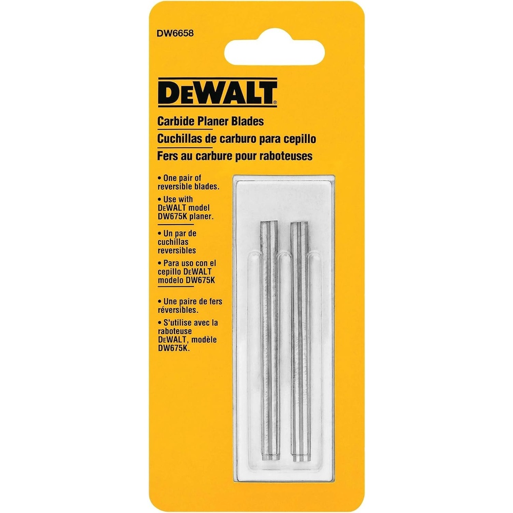 image:imageDEWALT Planer Blades Carbide DW6658