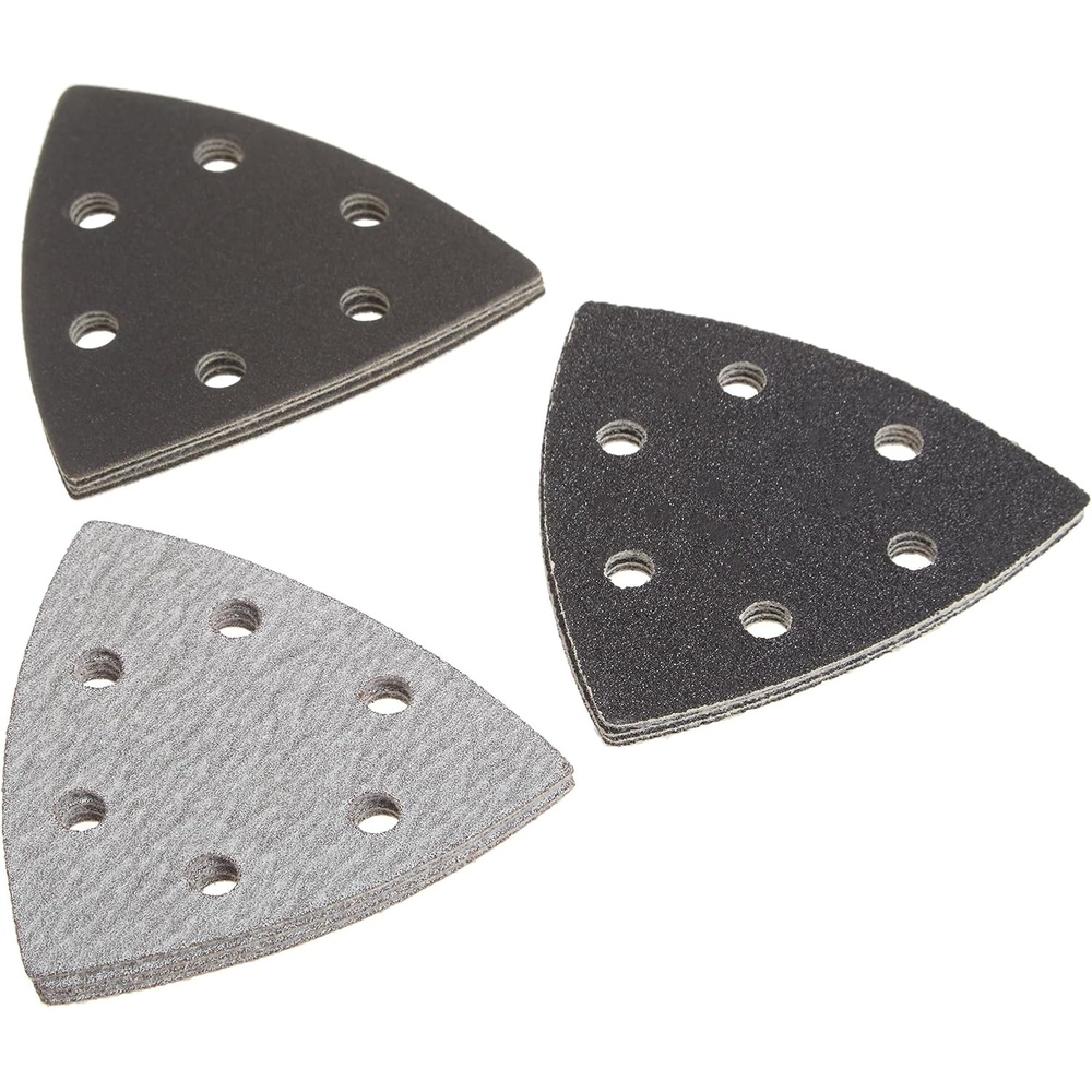 image:imageDEWALT Sandpaper Assortment Hook and Loop Triangle 12Pack DWASPTRI120Pack