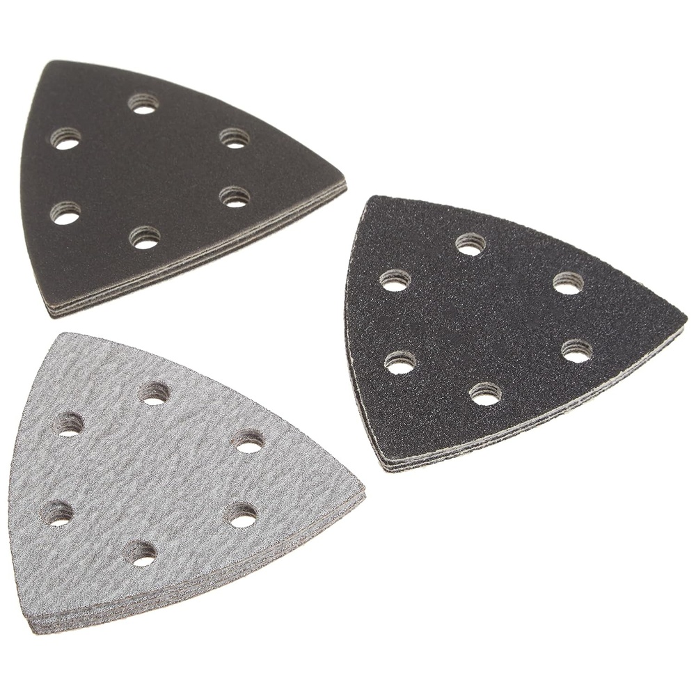 image:imageDEWALT Sandpaper Assortment Hook and Loop Triangle 12Pack DWASPTRI12Pack