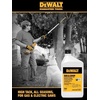 DEWALT – Biodegradable Bar & Chain Oil – Green, Eco-Friendly, Non-Toxic Professional Bar & Chainsaw Lubricant – Ultraclean All-Season Oil for Gas, Electric Saw, and Pole Saw, 32 oz (Case of 12)(32 oz (Case of 6))