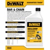 DEWALT – Biodegradable Bar & Chain Oil – Green, Eco-Friendly, Non-Toxic Professional Bar & Chainsaw Lubricant – Ultraclean All-Season Oil for Gas, Electric Saw, and Pole Saw, 32 oz (Case of 12)(1 Gallon (Case of 4))