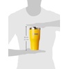 DEWALT 30 Ounce Stainless Steel Vacuum Insulated Tumbler, Yellow | 18/8 Stainless Steel Construction, Dual‑Wall Vacuum Insulation For Hot and Cold Drinks, Clear BPA‑Free Flip‑Top Lid(30 Ounces)