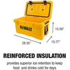 DEWALT 65 Qt Hard Sided Thick Wall Insulated Portable Ice Chest-Cooler(Cooler)