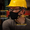 DEWALT Cooling Black Face Masks, Adjustable Fit & Neck Strap, Breathable Reusable Moisture Wicking, Nose Wire & Ear Adjusters