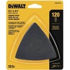 DEWALT DWASPTRI123 Hook & Loop Triangle 120 Grit Sandpaper – 12 PK(120G  12-Pack)