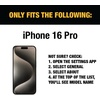 DEWALT Glass Screen Protector for iPhone 13 Pro Max/14 Plus — Apple Compatible Tempered Glass Screen Protector — Easy Install Screen Protection for iPhone 13 Pro Max/14 Plus — Applicator Included —(iPhone 16 Pro)