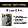 DEWALT Glass Screen Protector for iPhone 13 Pro Max/14 Plus — Apple Compatible Tempered Glass Screen Protector — Easy Install Screen Protection for iPhone 13 Pro Max/14 Plus — Applicator Included —(iPhone 15 Pro)