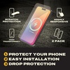 DEWALT Glass Screen Protector for iPhone 13 Pro Max/14 Plus — Apple Compatible Tempered Glass Screen Protector — Easy Install Screen Protection for iPhone 13 Pro Max/14 Plus — Applicator Included —(iPhone 17 AIR)