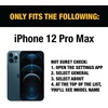 DEWALT Glass Screen Protector for iPhone 13 Pro Max/14 Plus — Apple Compatible Tempered Glass Screen Protector — Easy Install Screen Protection for iPhone 13 Pro Max/14 Plus — Applicator Included —(iPhone 12 Pro Max)