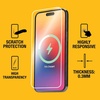 DEWALT Glass Screen Protector for iPhone 13 Pro Max/14 Plus — Apple Compatible Tempered Glass Screen Protector — Easy Install Screen Protection for iPhone 13 Pro Max/14 Plus — Applicator Included —(iPhone 16)