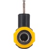 DEWALT Heavy Duty 3.5mm to Lightning Adapter, 90Degree L Connector Female to 3.5mm Male Headphone Jack Adapter for iPhone, Compatible Lightning to 3.5 mm Headphone Jack Adapters, Adapts Legacy Devices