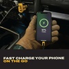 DEWALT Heavy Duty 4 Port USB C Car Charger Multiport, Fast 60W USB Cigarette Lighter Adapter, PD Type C Multi Car Phone Charger, Cell Phone Automobile Chargers Compatible iPhone 17/16/15 Samsung(3-Ports-2 USB C+USB A)